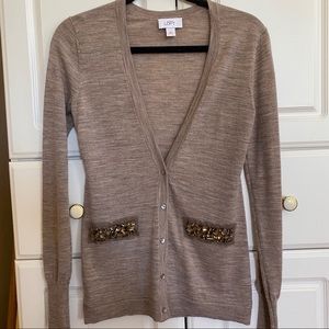 LOFT Jewel Pocket Cardigan